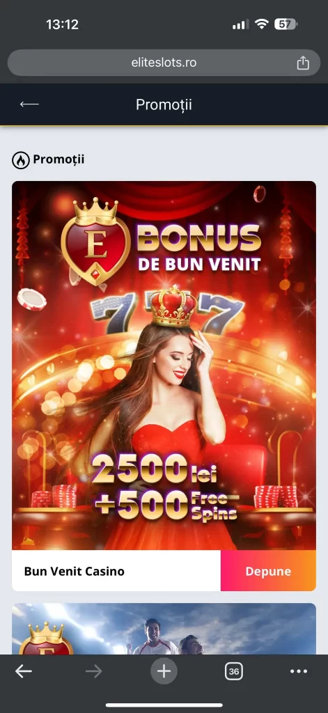 Cum pariezi de pe mobil la Elite Slots Casino