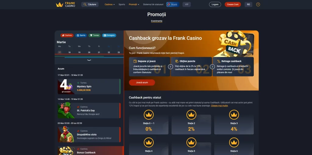 Frank Casino bonus
