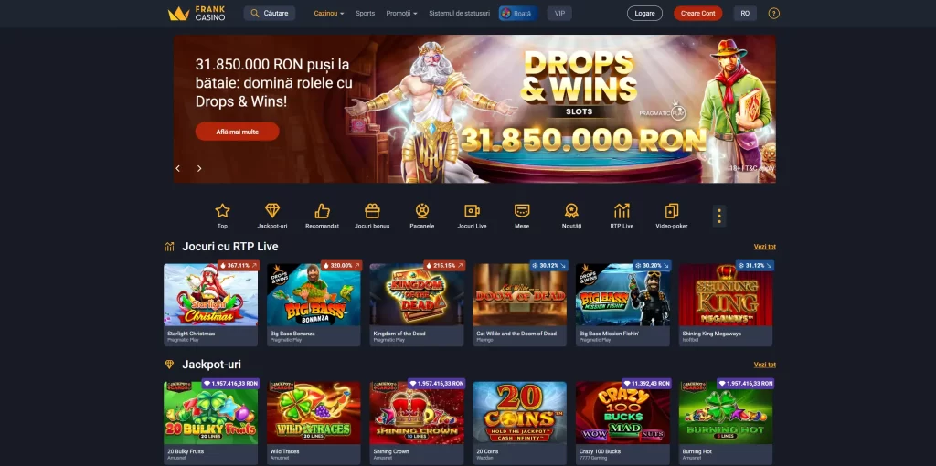 Frank Casino păreri