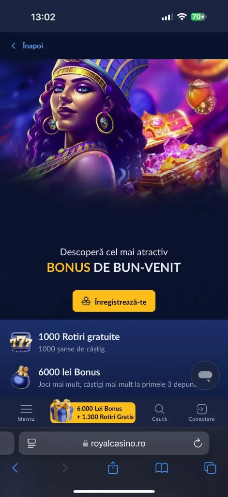 Royal Casino de pe mobil