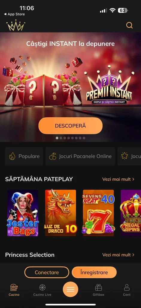 app Princess Casino