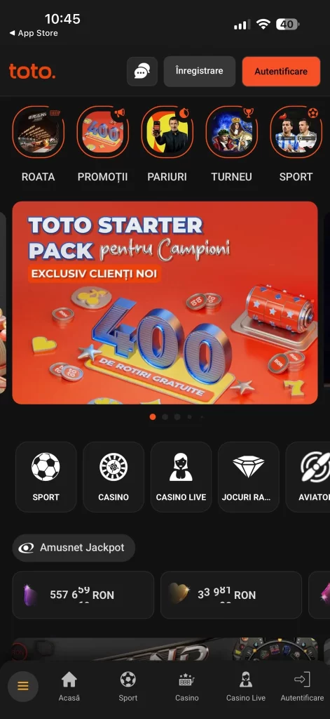 app Toto Gaming