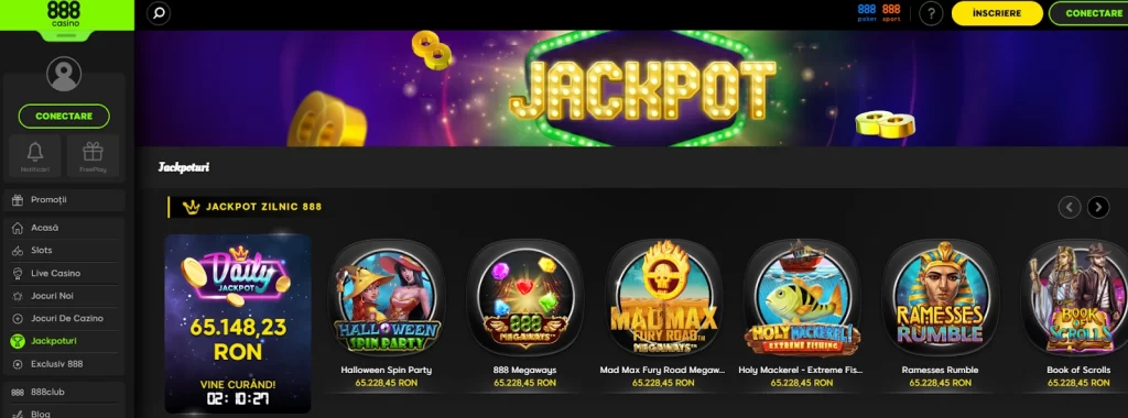 Ghid înregistrare 888 Casino