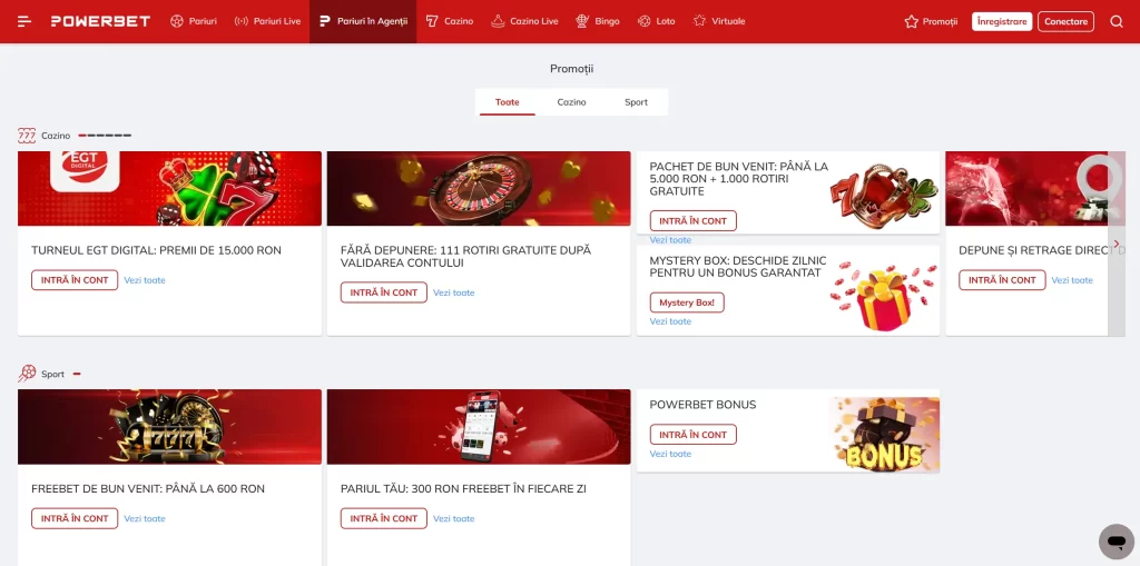 PowerBet bonus