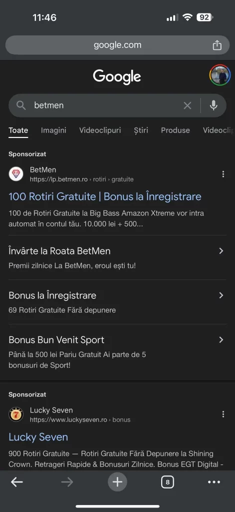aplicația mobilă BetMen
