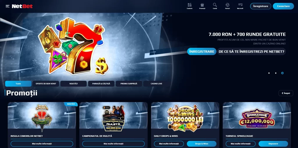 Bonus de bun venit NetBet Casino