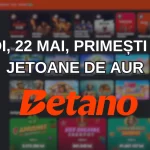 Joi, 22 mai, primești 10 jetoane de aur