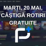 Marți, 20 mai, câștigă rotiri gratuite
