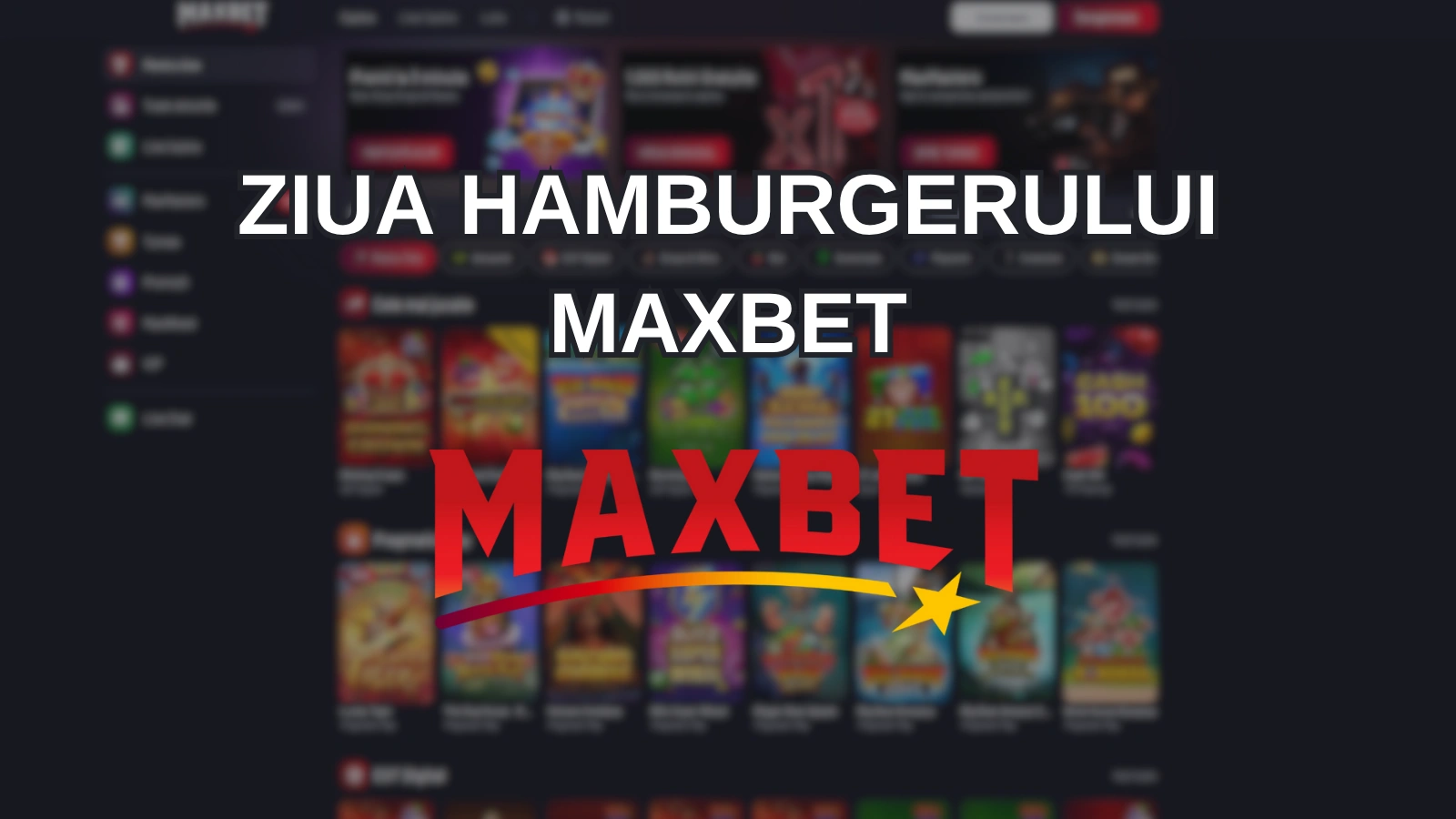 Ziua Hamburgerului Maxbet