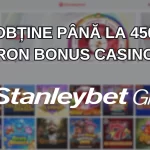 obține până la 450 RON bonus casino