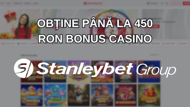 obține până la 450 RON bonus casino