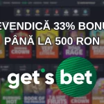 revendică 33% bonus până la 500 RON