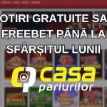 rotiri gratuite sau freebet Până la sfârșitul lunii