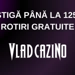 Câștigă până la 125 de rotiri gratuite