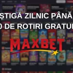Câștigă zilnic până la 850 de rotiri gratuite