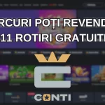 Miercuri poți revendica 111 rotiri gratuite