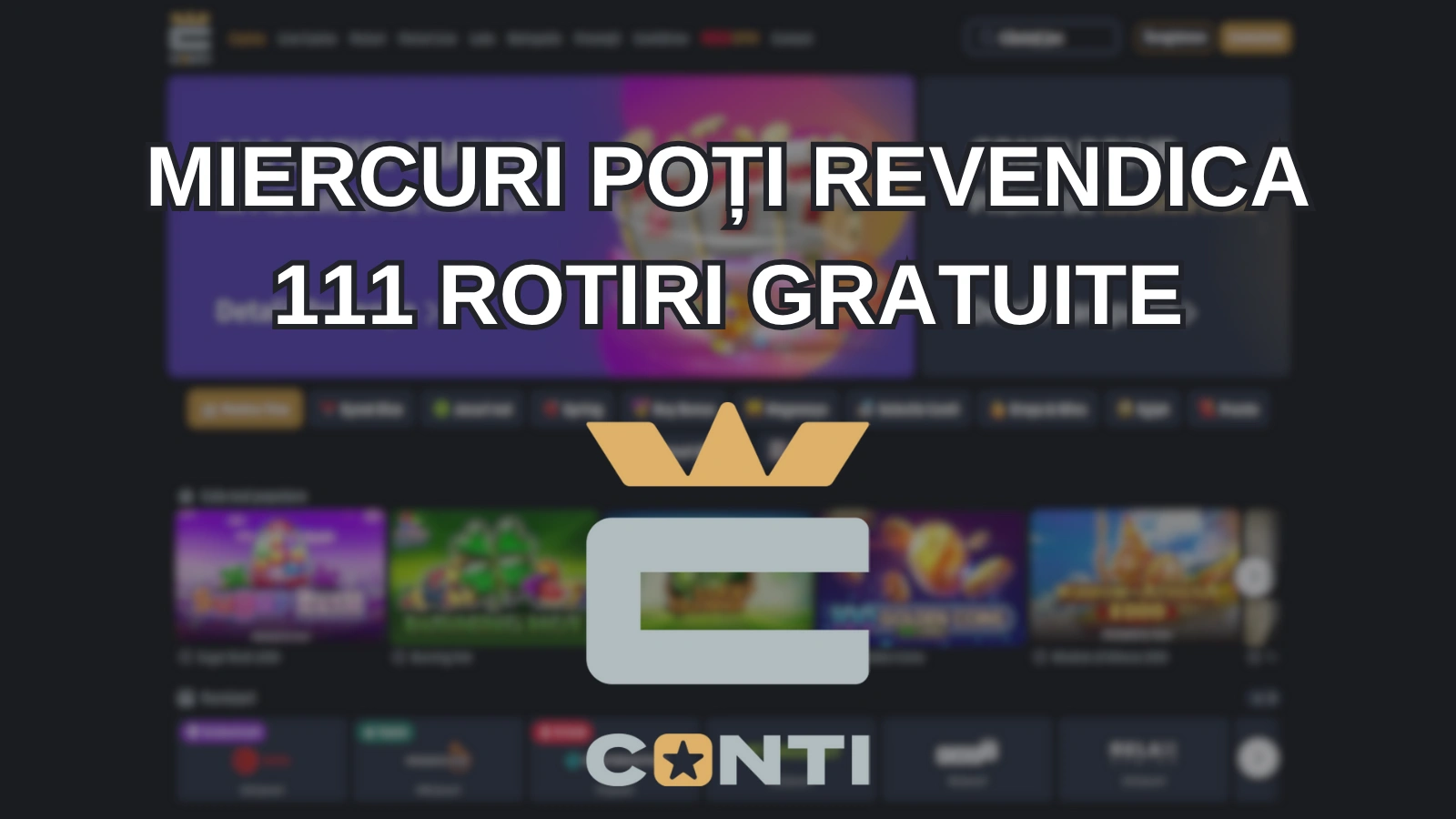 Miercuri poți revendica 111 rotiri gratuite