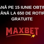 Până pe 15 iunie obține până la 650 de rotiri gratuite