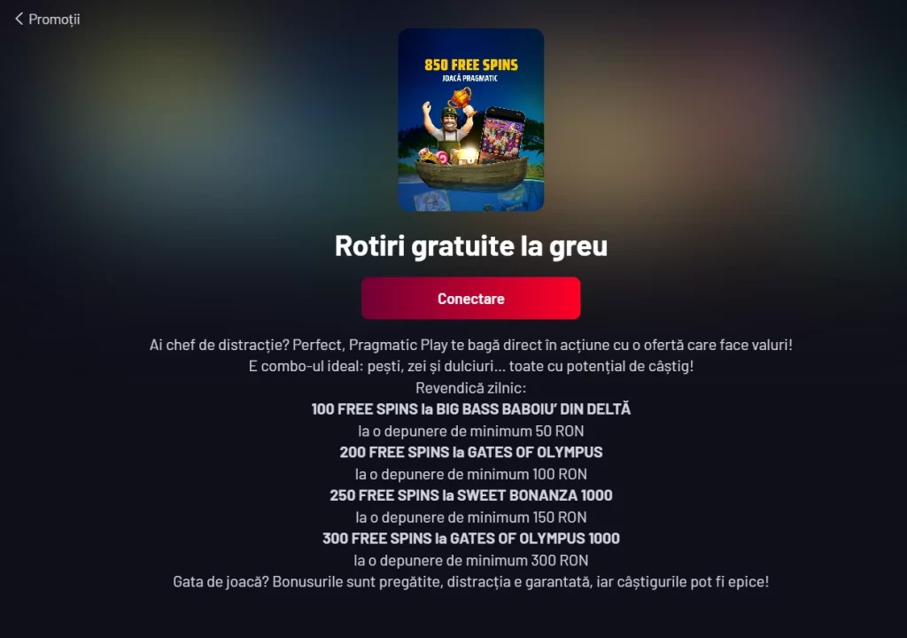 Până pe 8 iunie poți câștiga până la 850 de rotiri gratuite la Maxbet Casino
