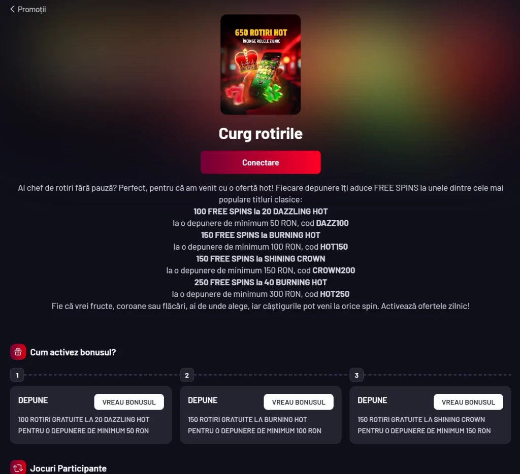 Revendică până la 650 de rotiri gratuite la Maxbet Casino în acest weekend