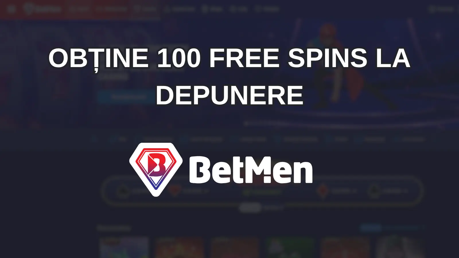 obține 100 free spins la depunere