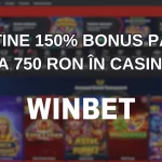 obține 150% bonus până la 750 RON în casino