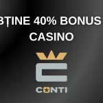 obține 40% bonus în casino