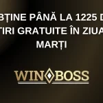obține până la 1225 de rotiri gratuite în ziua de marți