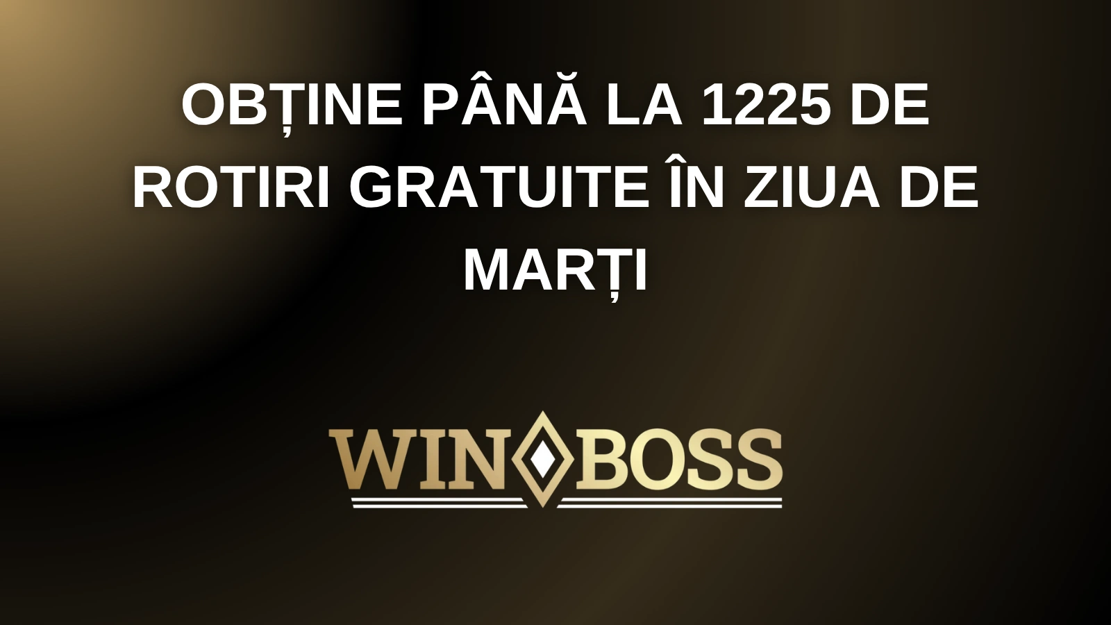 obține până la 1225 de rotiri gratuite în ziua de marți