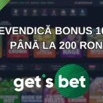 revendică bonus 100% până la 200 RON