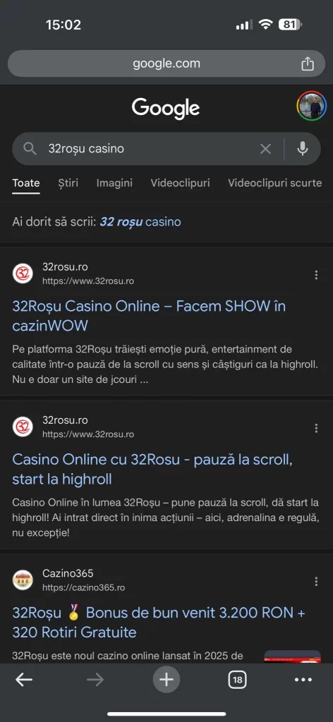 32Roșu Casino mobil