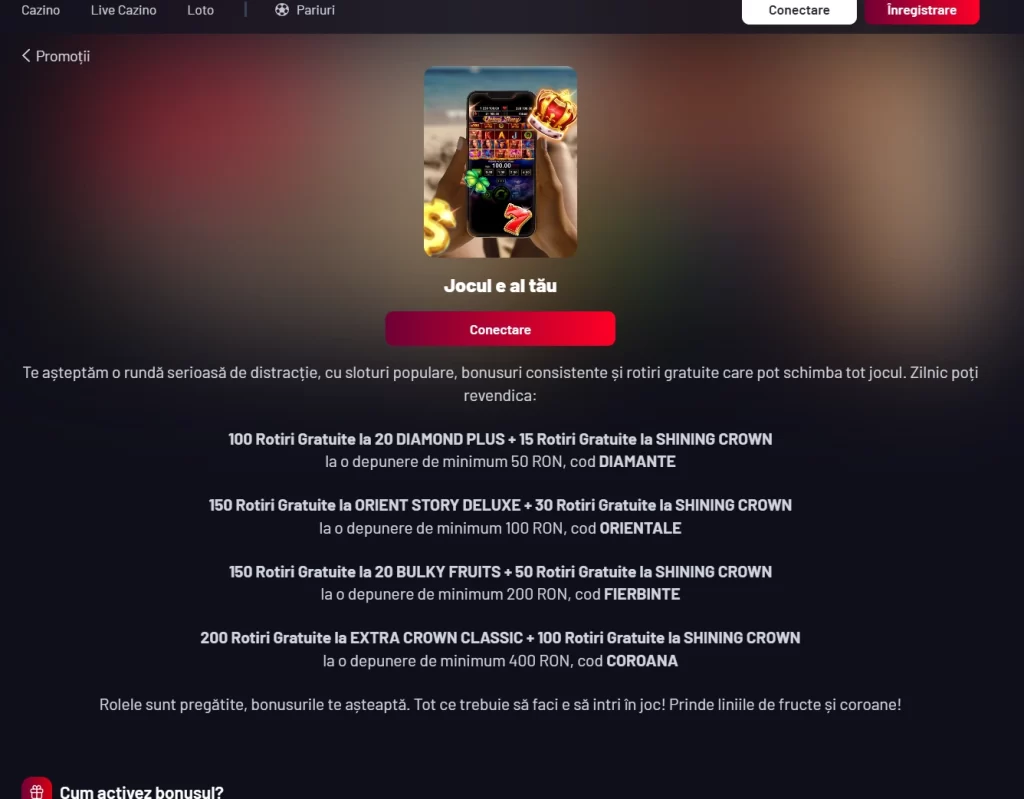 Cum obții până la 795 de rotiri gratuite la Maxbet Casino