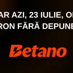 Doar azi, 23 iulie, obții 10 RON fără depunere