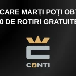 În fiecare marți poți obține 120 de rotiri gratuite