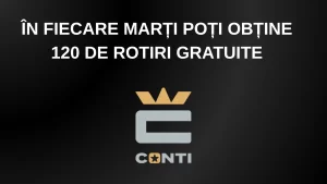 În fiecare marți poți obține 120 de rotiri gratuite