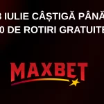 Pe 28 iulie câștigă până la 350 de rotiri gratuite
