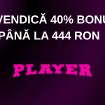 Revendică 40% bonus până la 444 RON