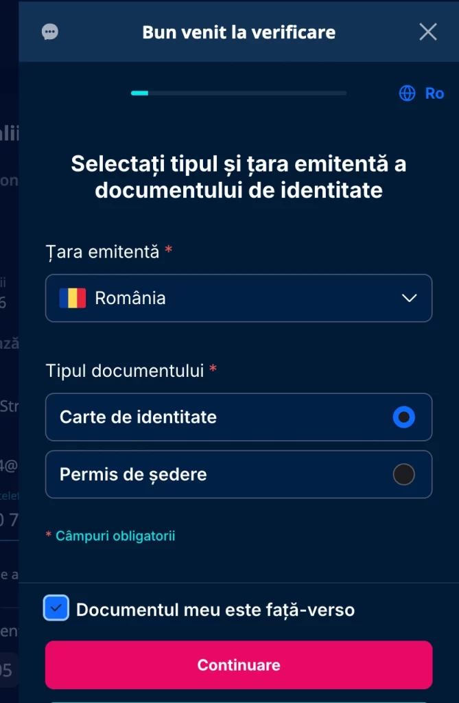 Verificare KYC la Mr Bit Casino