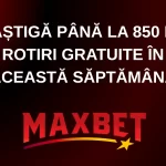 câștigă până la 850 de rotiri gratuite în această săptămână