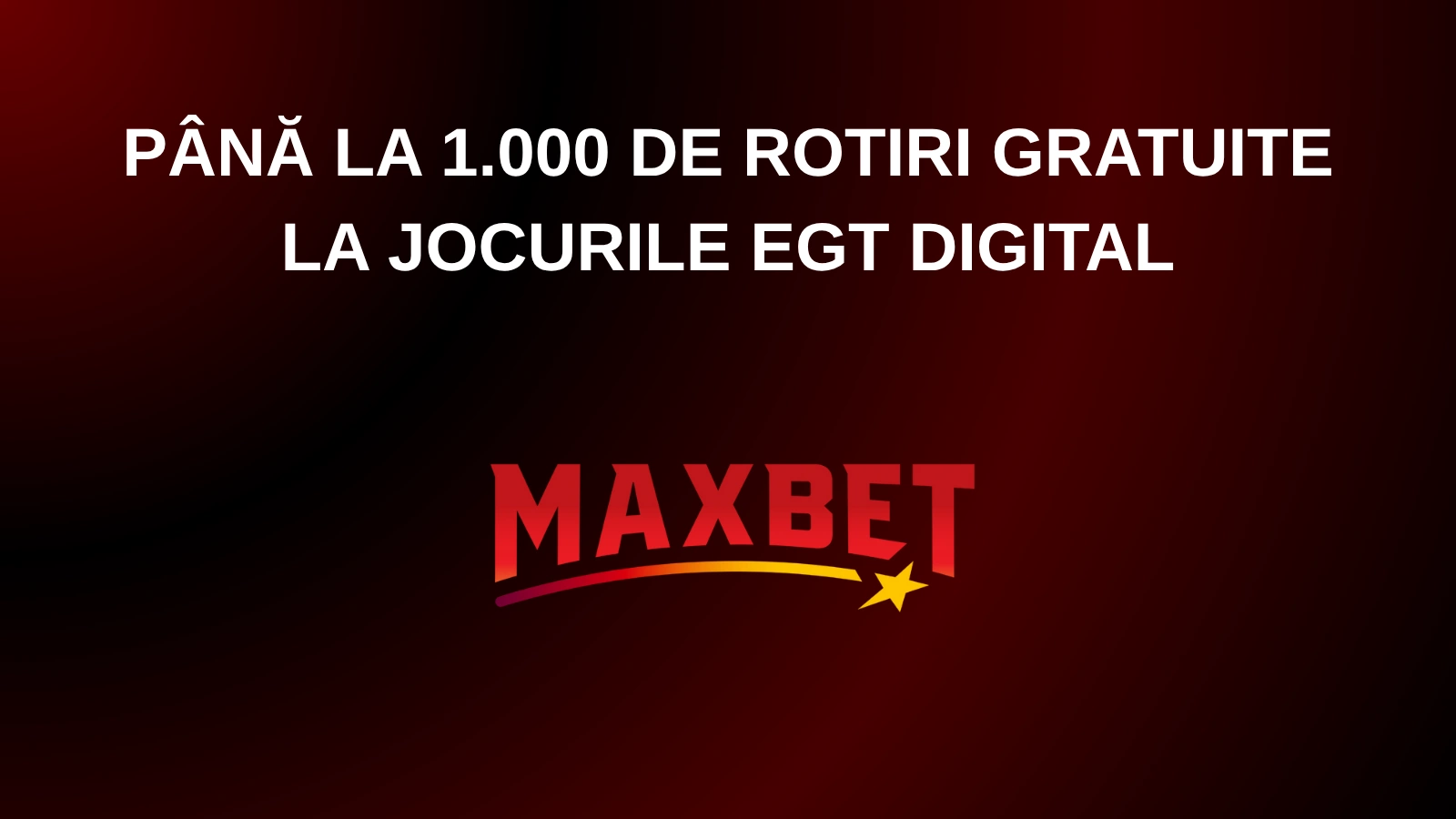 până la 1.000 de rotiri gratuite la jocurile EGT Digital