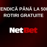 revendică până la 500 de rotiri gratuite