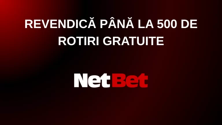 revendică până la 500 de rotiri gratuite
