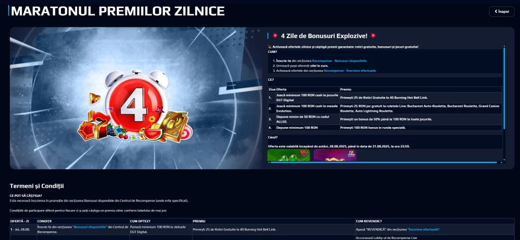Care sunt pașii necesari pentru a revendica 25 RON la NetBet Casino