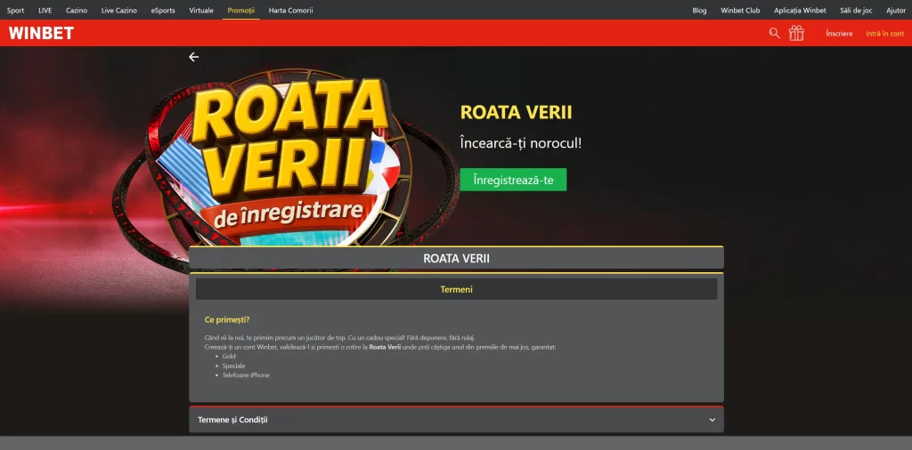 Ce premii voi câștiga la Roata Verii de la Winbet