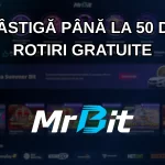 Depune la jocurile din casino și primești până la 50 de rotiri gratuite