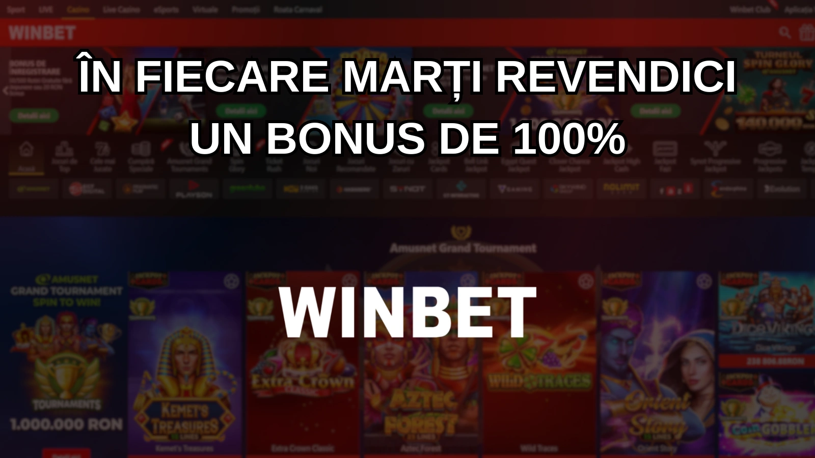 În fiecare marți revendici un bonus de 100%