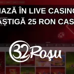Pariază în live casino și câștigă 25 RON cash