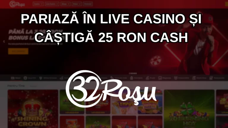 Pariază în live casino și câștigă 25 RON cash