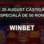 Pe 20 august câștigă o specială de 50 RON