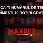 Verifică-ți numărul de telefon și primești 10 rotiri gratuite